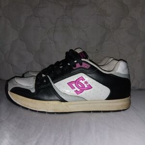 Pink, White, & Black DC Shoes